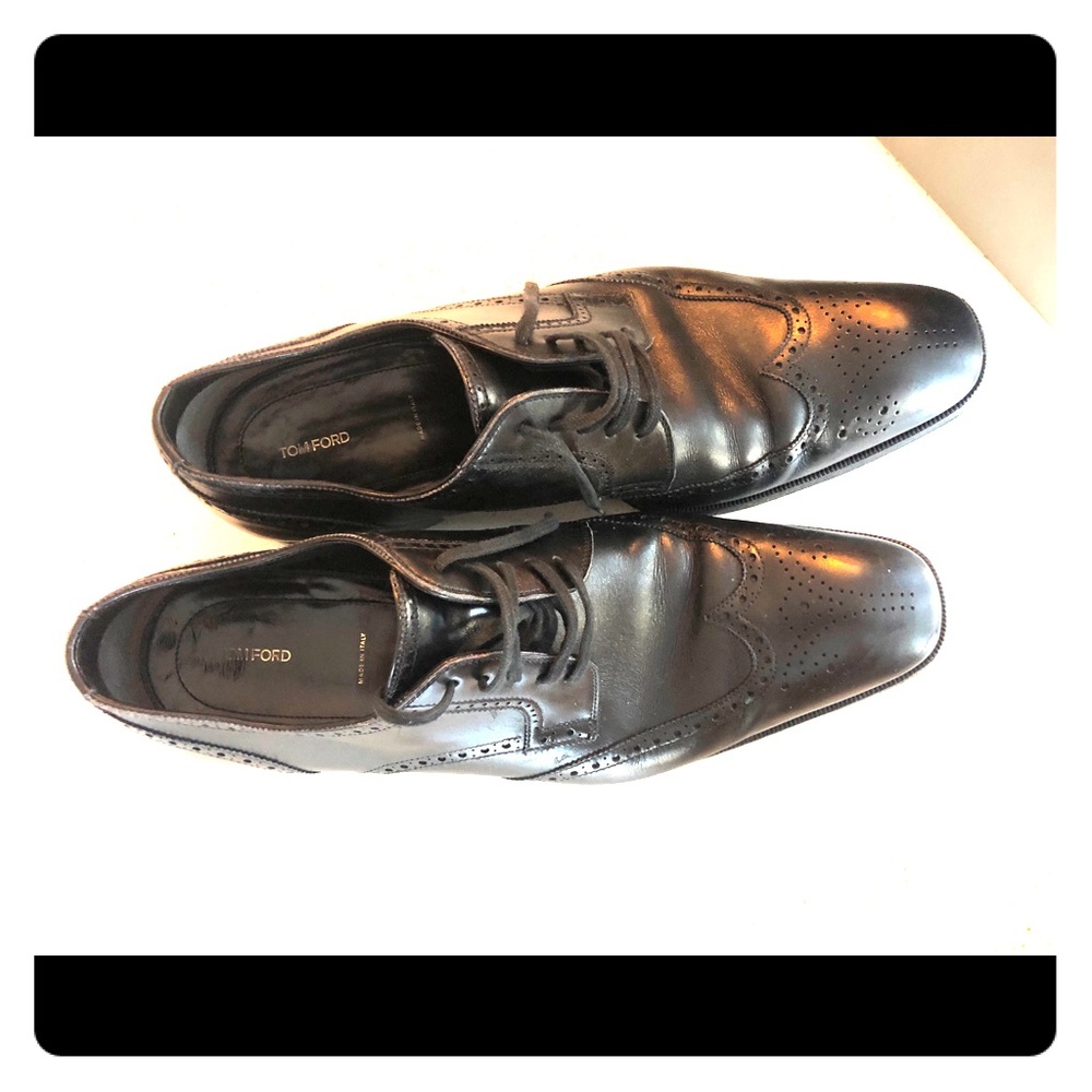 Tom Ford Men’s Gianni Lace Up cap-toe shoes. Sz 12